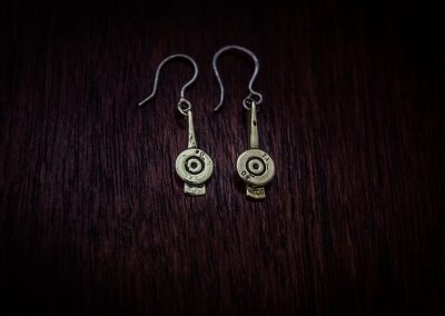 AE4 - bullet earrings