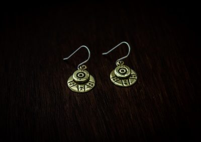 AEB3 - bullet earrings