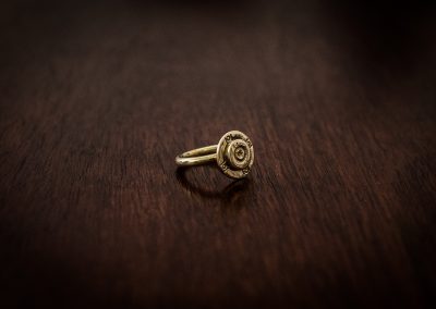 ARB3 - brass bullet ring