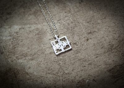 TPT3 - Small silver Ta Prohm on silver chain